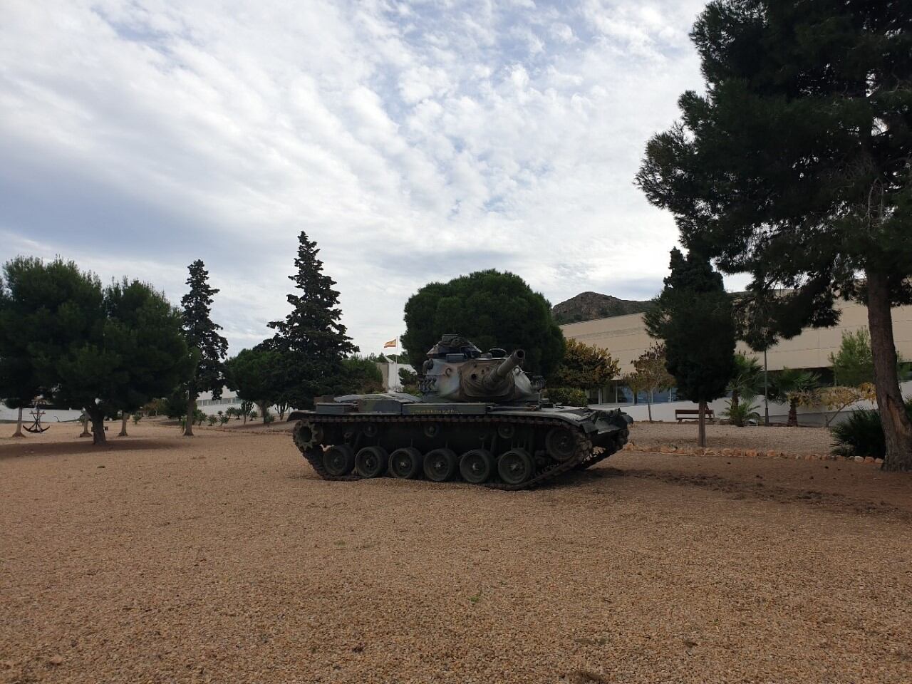 Carro de combate en servicio en el Tercio de Armada para exposición permanente en Cartagena