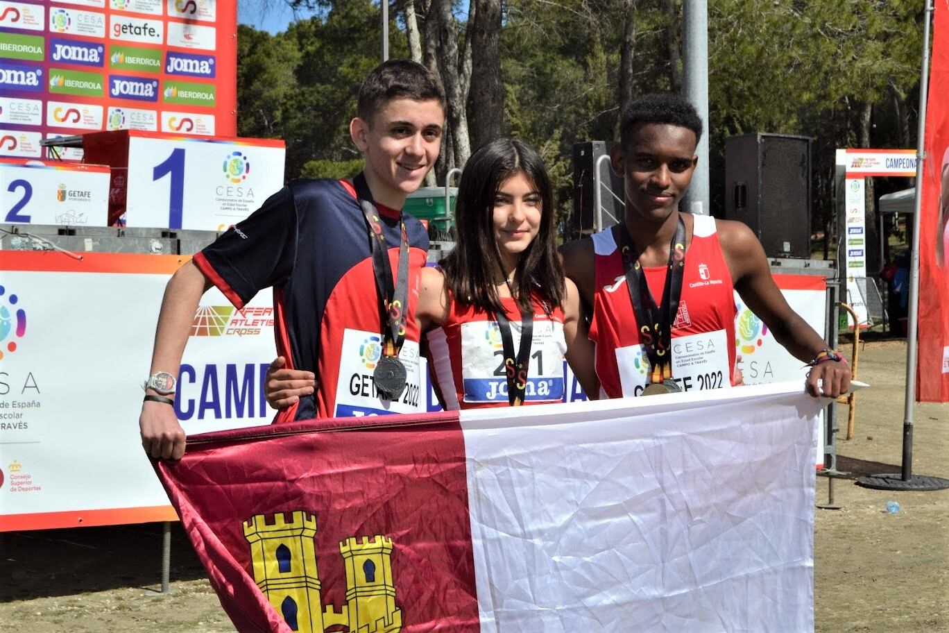 Unai Naranjo, Mónica Guijarro y Mesfin Escamilla