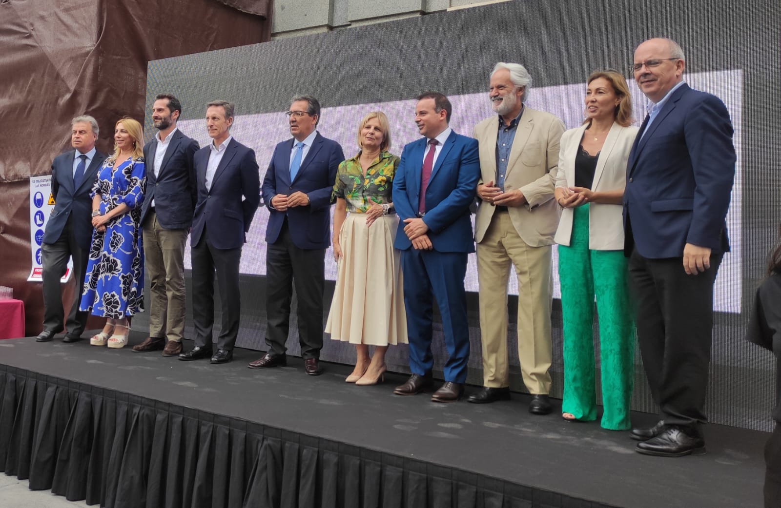 Presentación del proyecto de la Fundación Cajasol este miércoles en la plaza del Arenal