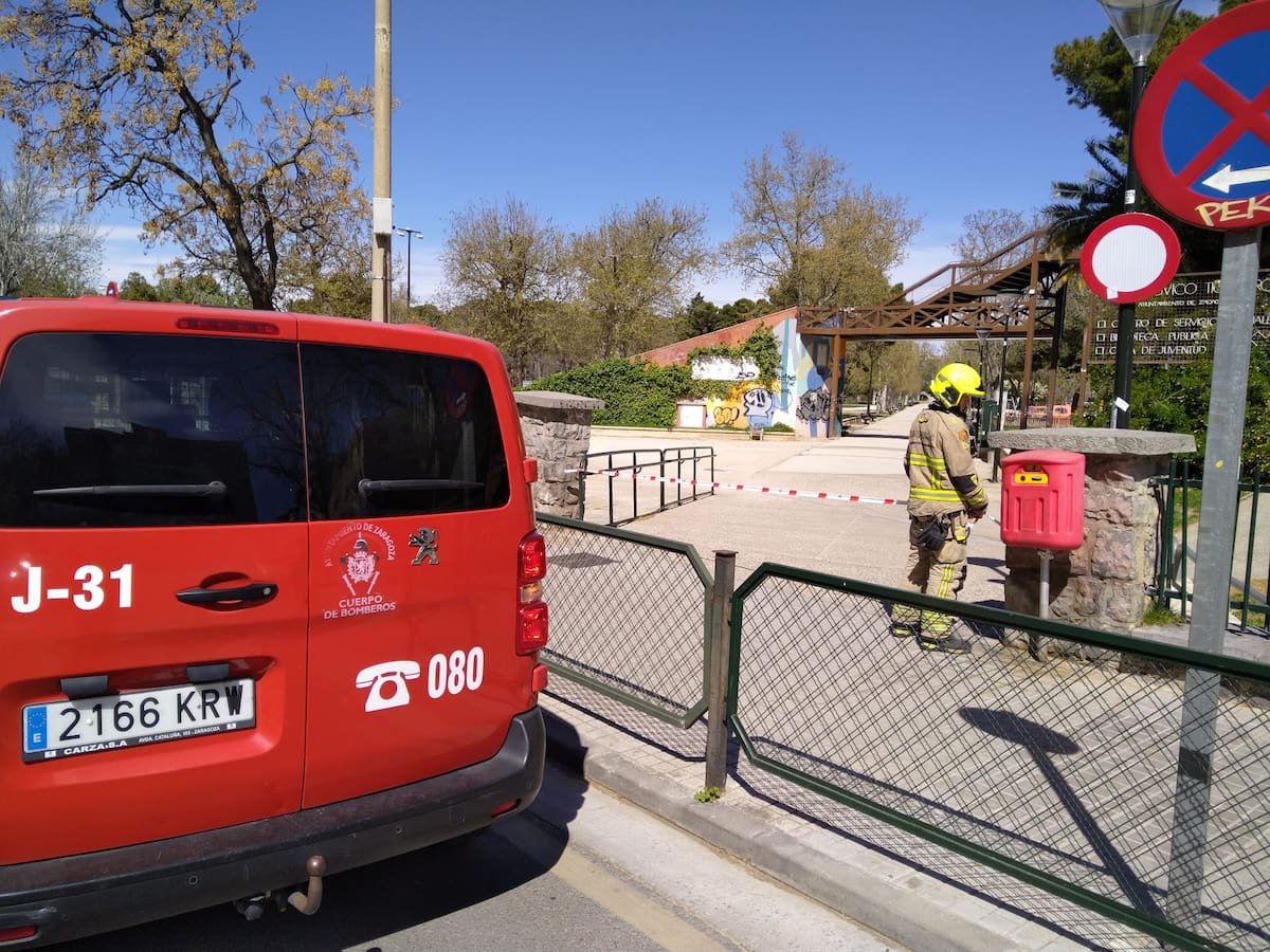 Los parques de Zaragoza, cerrados este lunes de 14 a 20 horas por el fuerte viento