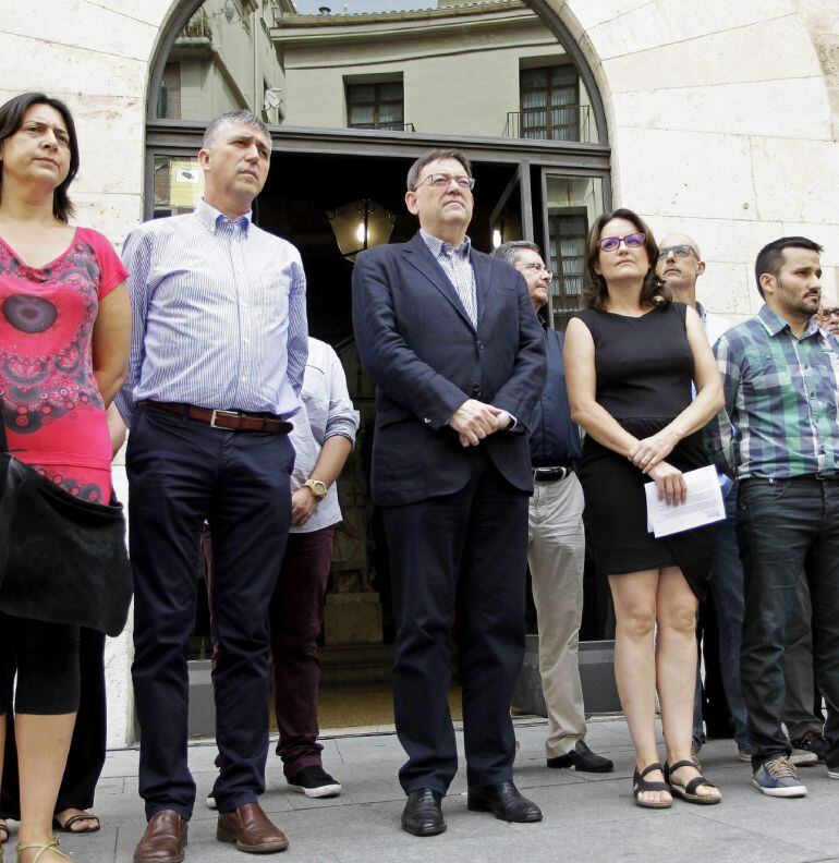 El presidente de la Generalitat, Ximo Puig, junto a otros miembros del Consell