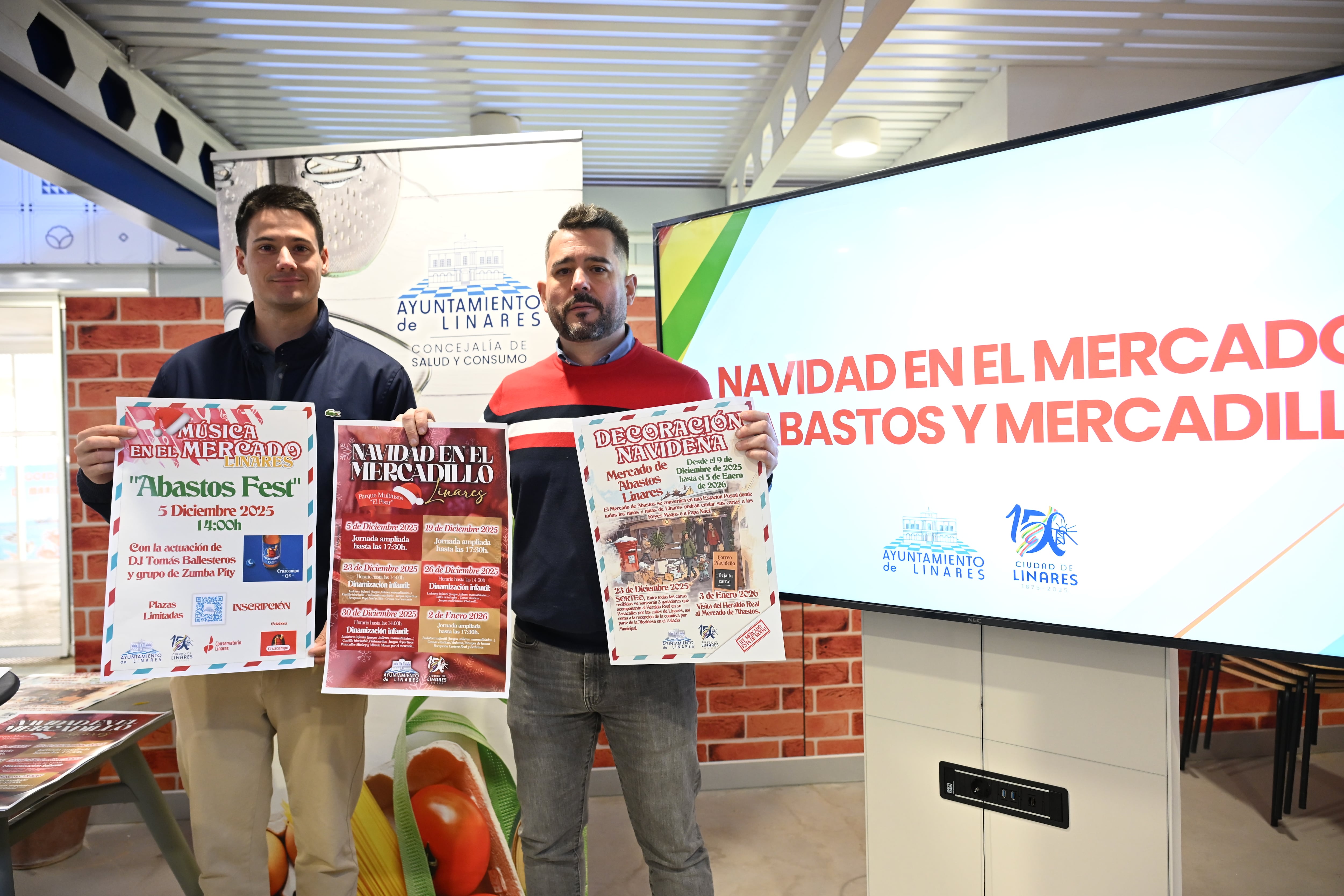 Presentación de las actividades navideñas para el Mercadillo y el Mercado de Abastos.