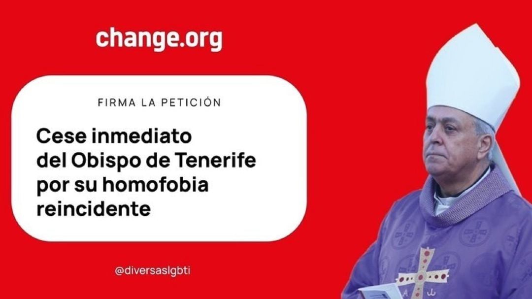 La asociación Diversas LGTBI de Tenerife inició la recogida de firmas el viernes tras las nuevas declaraciones homófobas del Obispo