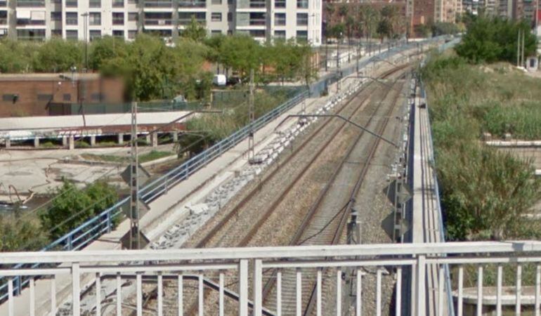 Imagen reciente de la salida sur del túnel ferroviario de Serrería