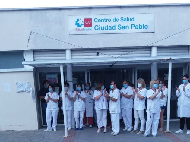 Trabajadores del Centro de Salud Ciudad 70 de Coslada