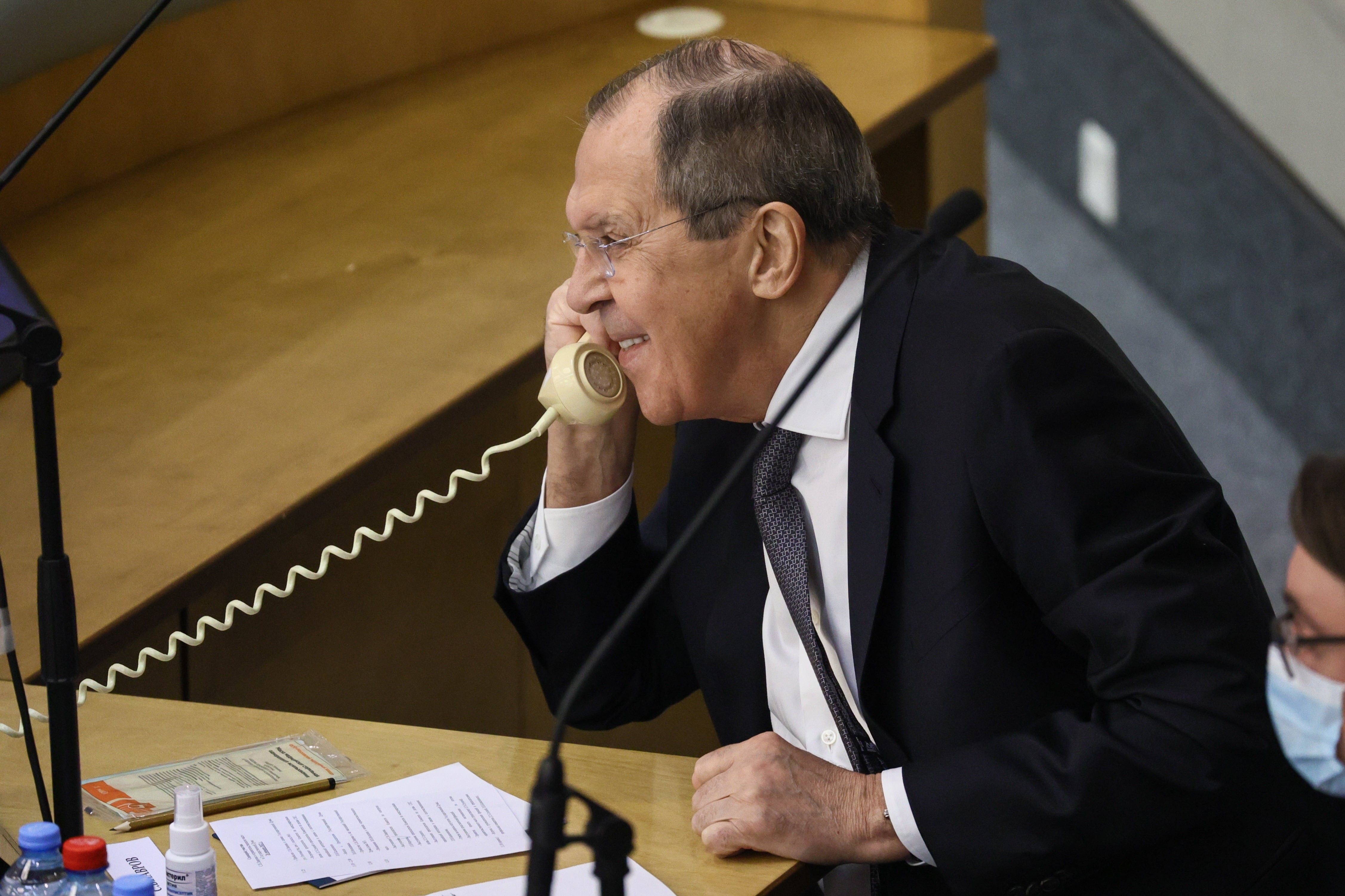 Sergey Lavrov, ministro ruso de Exteriores.