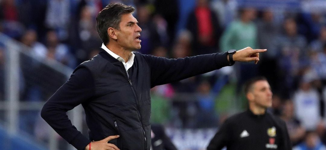  El técnico argentino del Leganés, Mauricio Pellegrino, durante el encuentro correspondiente a la novena jornada de primera división que disputaron frente al Getafe en el Coliseum Alfonso Pérez de la localidad madrileña.