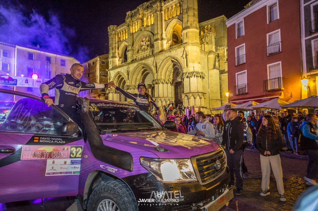 Mónica Plaza en el Rallye TT Cuenca