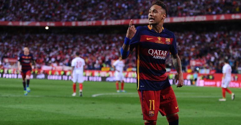 El delantero del Barcelona Neymar.