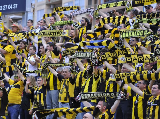 Aficionados del Barakaldo.
