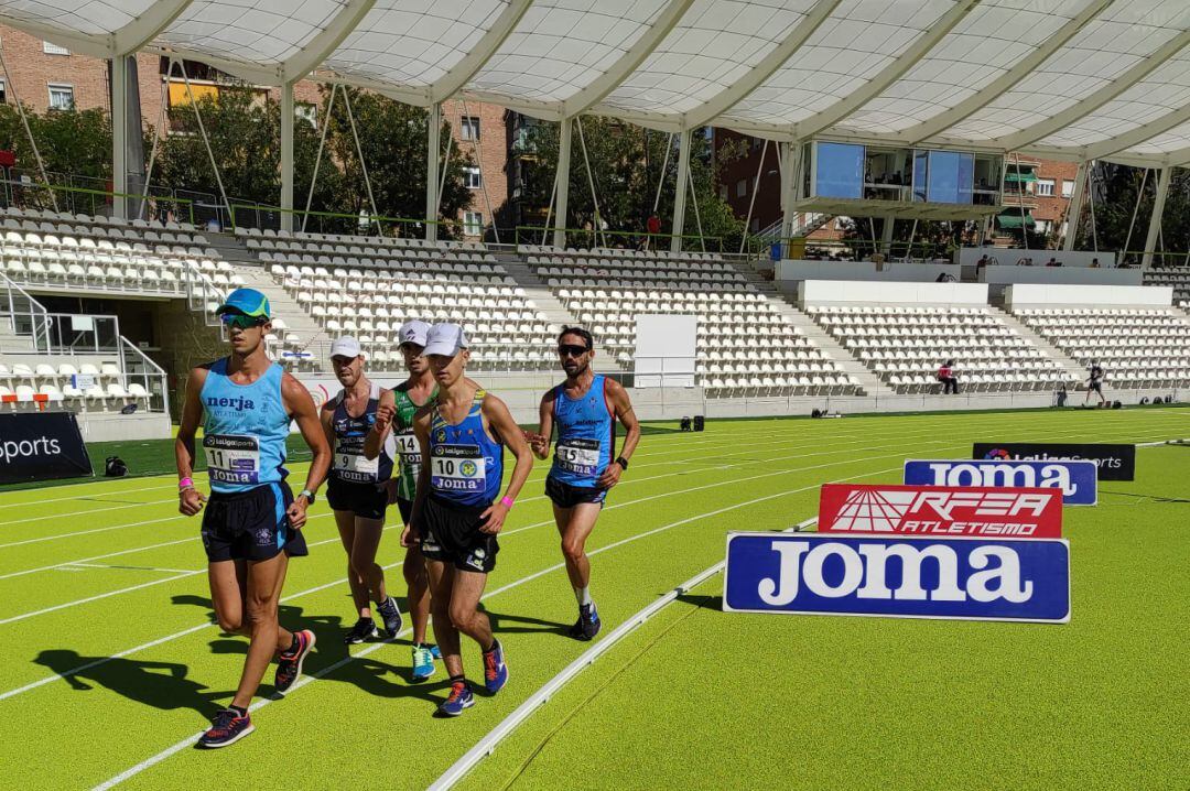 Pablo Pastor en los 5.000 metros marcha