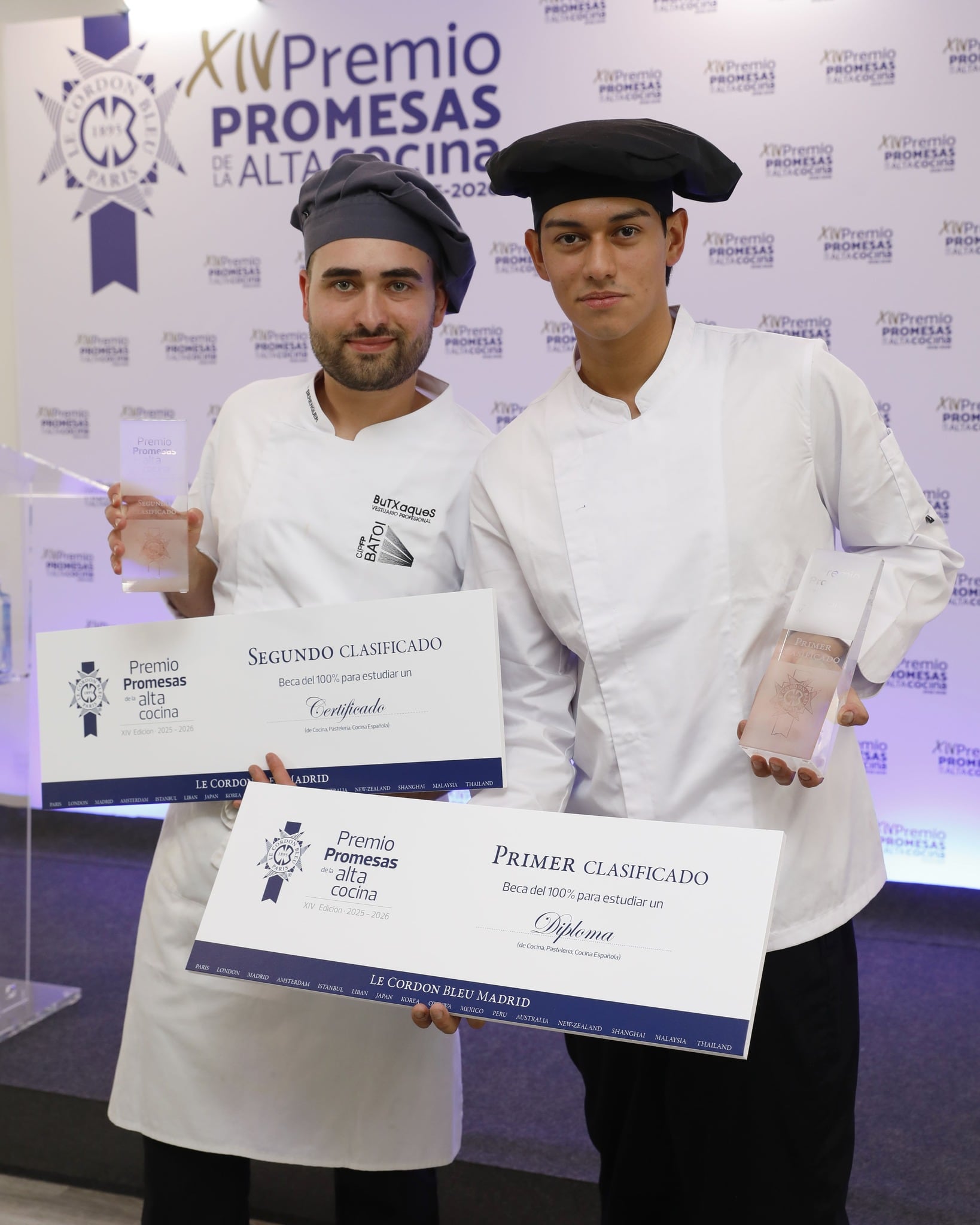 Primer y segundo clasificado