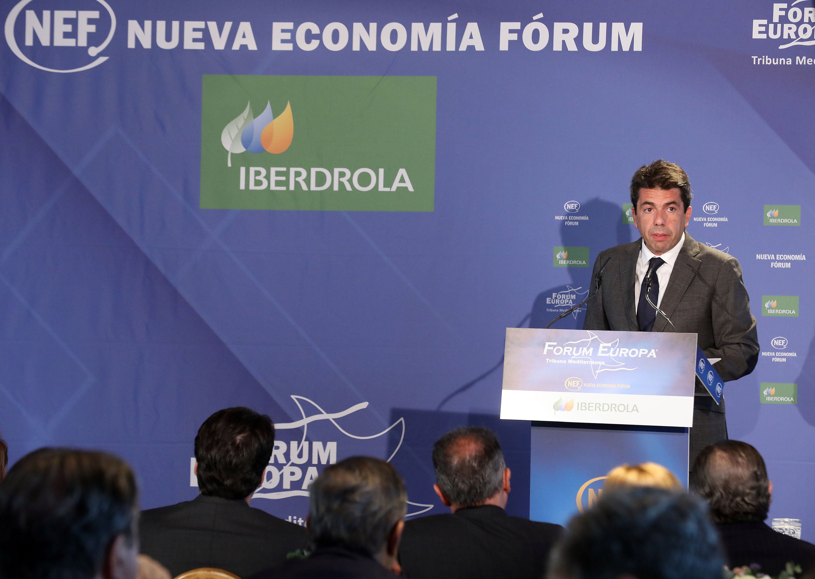 El president Carlos Mazón en Forum Europa.