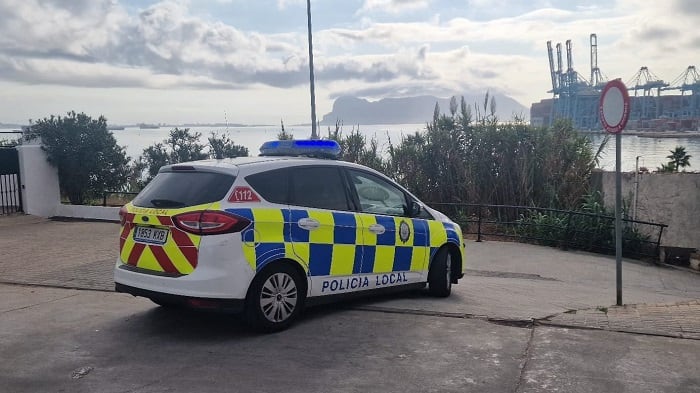Un vehículo de Policía Local