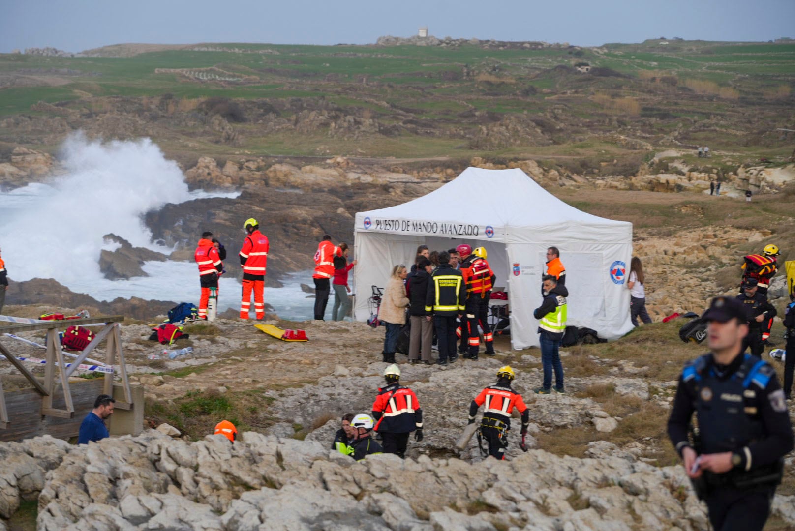 Imagen del operativo de búsqueda.