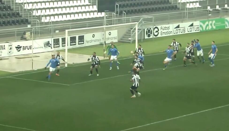 Un momento del partido