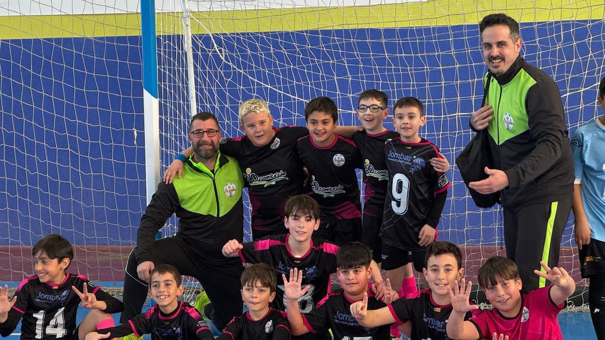 Vuelta a la victoria para el alevín del Club de fútbol sala Cañada