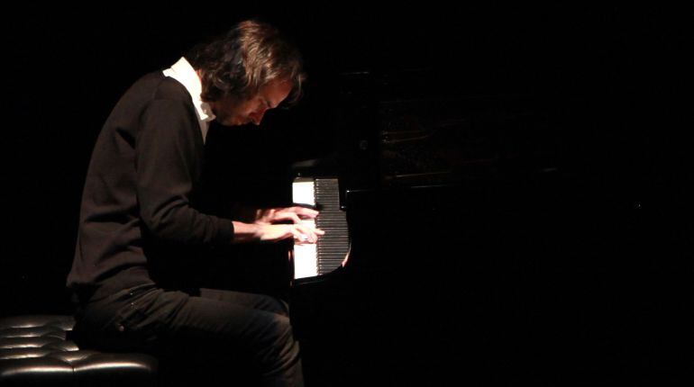 James Rhodes durante un concierto en el Southbank Center, en Londres. 