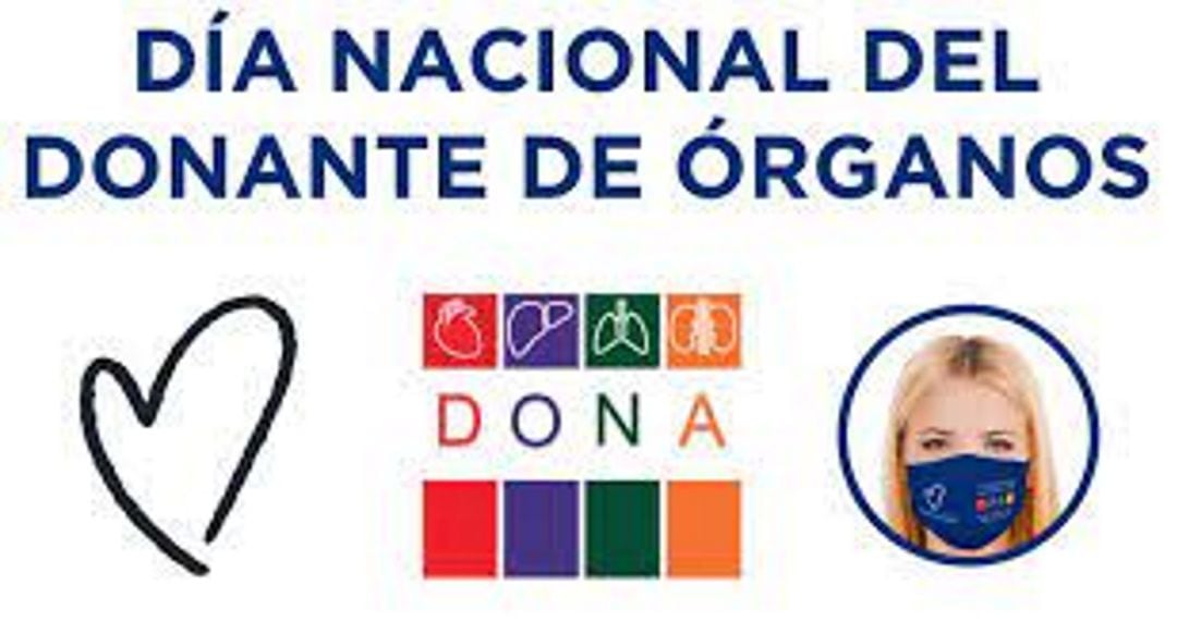 Cartel Día Nacional del Donante de Órganos.