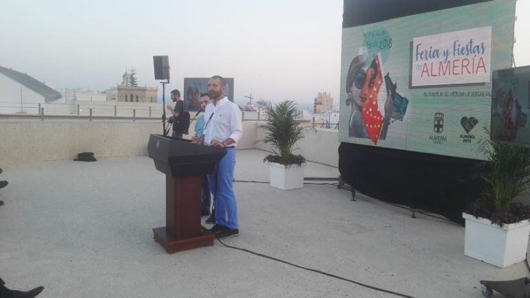 Ramón Fernández-Pacheco y Carlos Sánchez, este lunes durante la presentación de la Feria 2018.