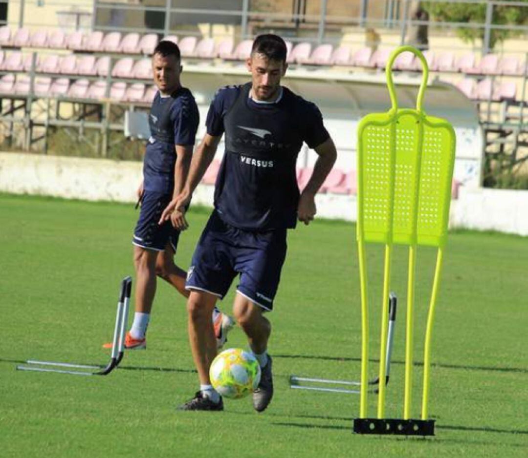 Álex Camacho durante la presente pretemporada