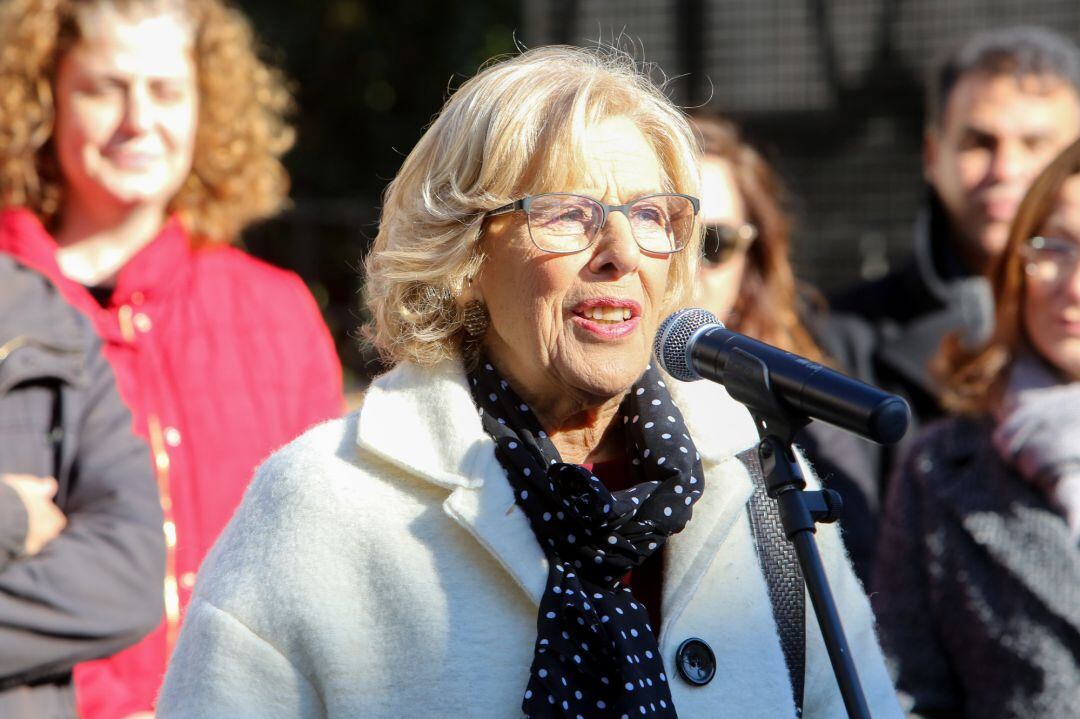 La alcaldesa de Madrid Manuela Carmena.