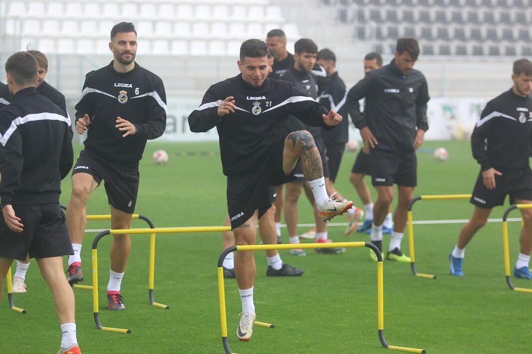 Un entreno de la Balona