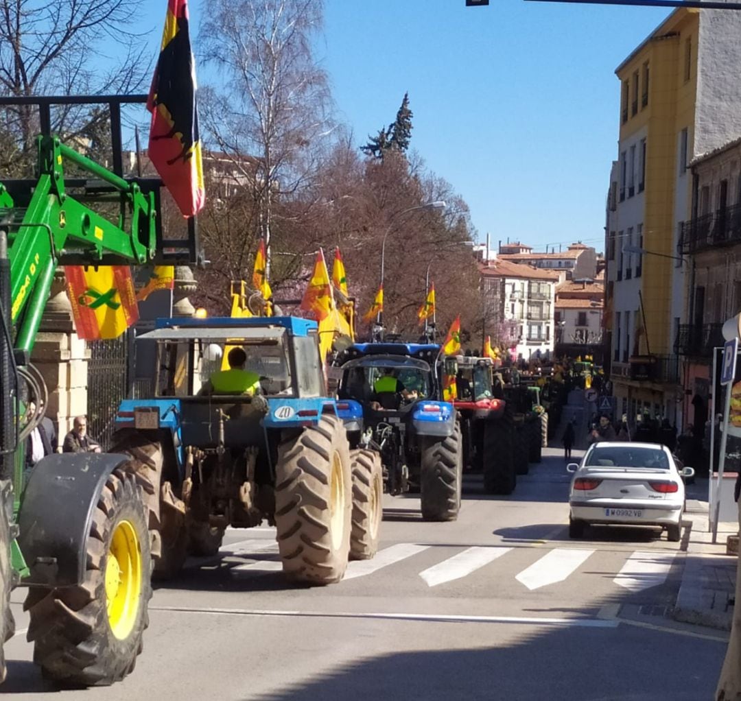 Tractorada en Soria.