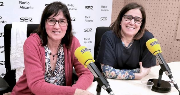 Eva Lapiedra y Naima Benaicha, profesoras de la Universidad de Alicante