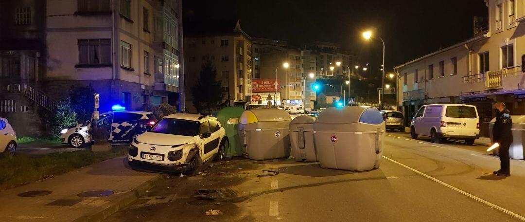 Estado en el que los agentes se encontraron la zona