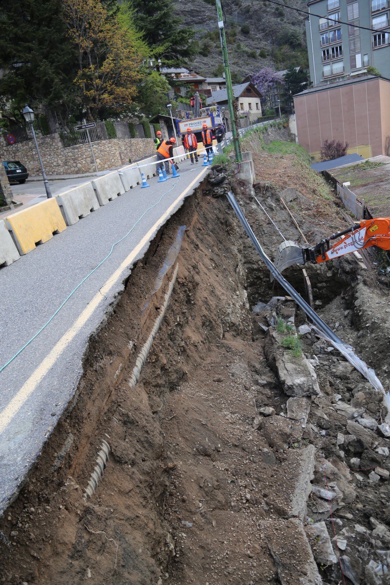 L'esllevissada només ha generat danys materials