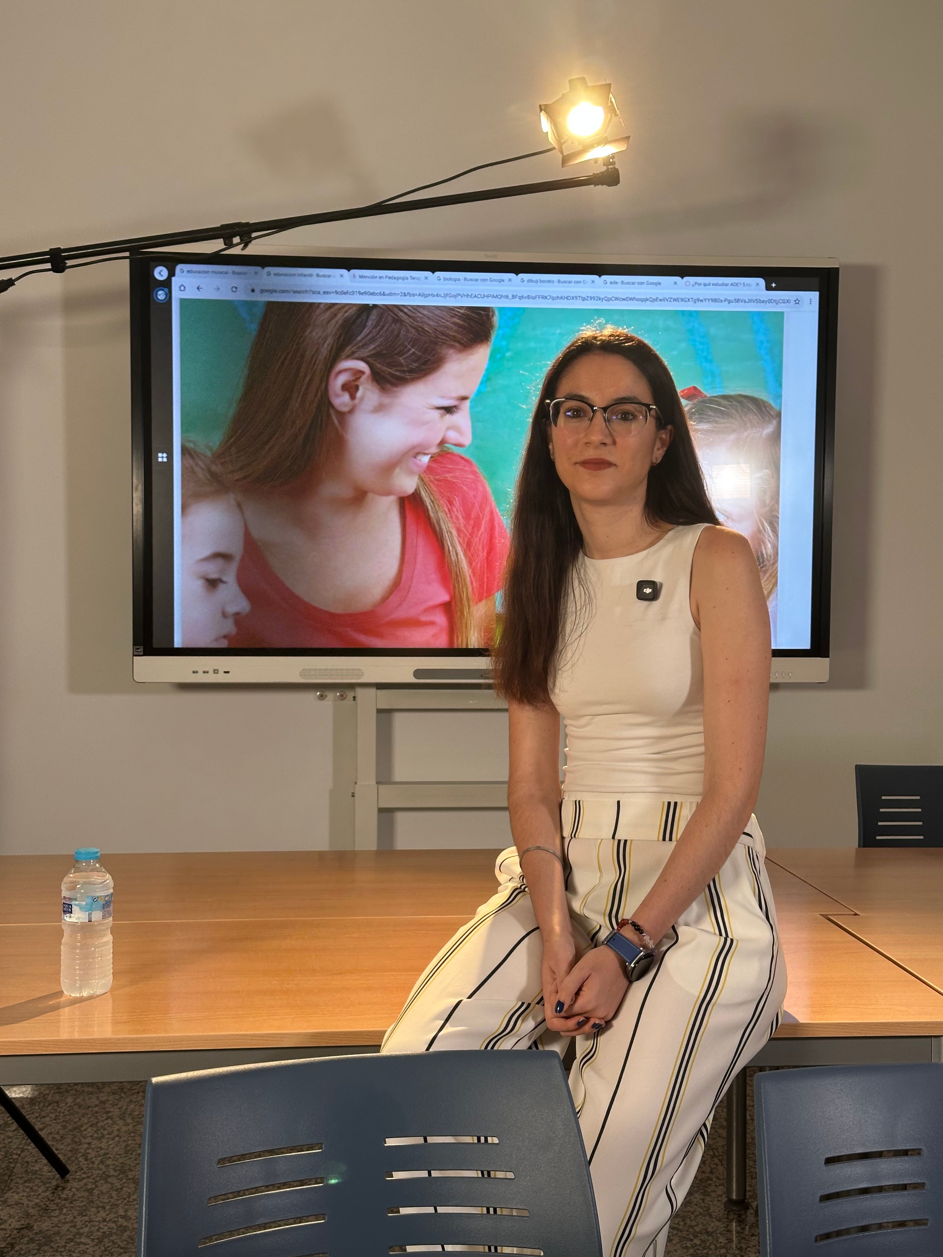 Raquel, alumna de Tecnoszubia (Granada)