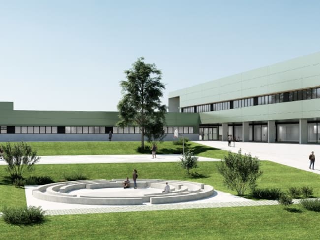 Imagen del proyecto del nuevo centro integrado de formación profesional de Tudela