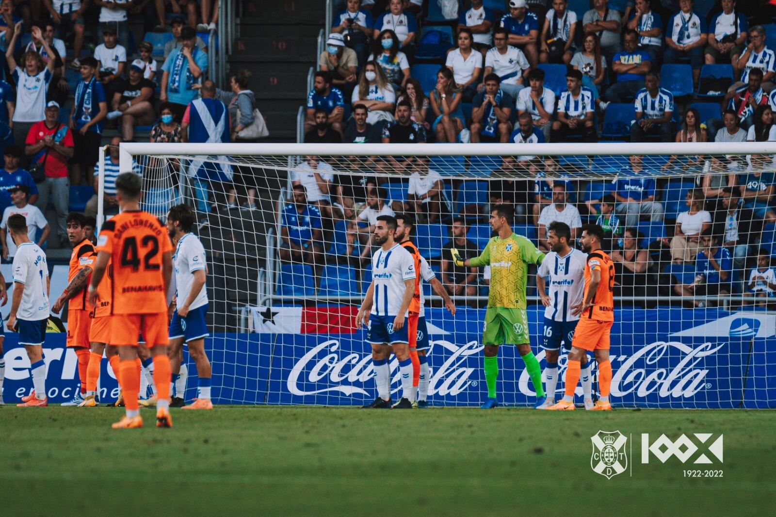 El CD Tenerife cayó en casa ante el Málaga CF.