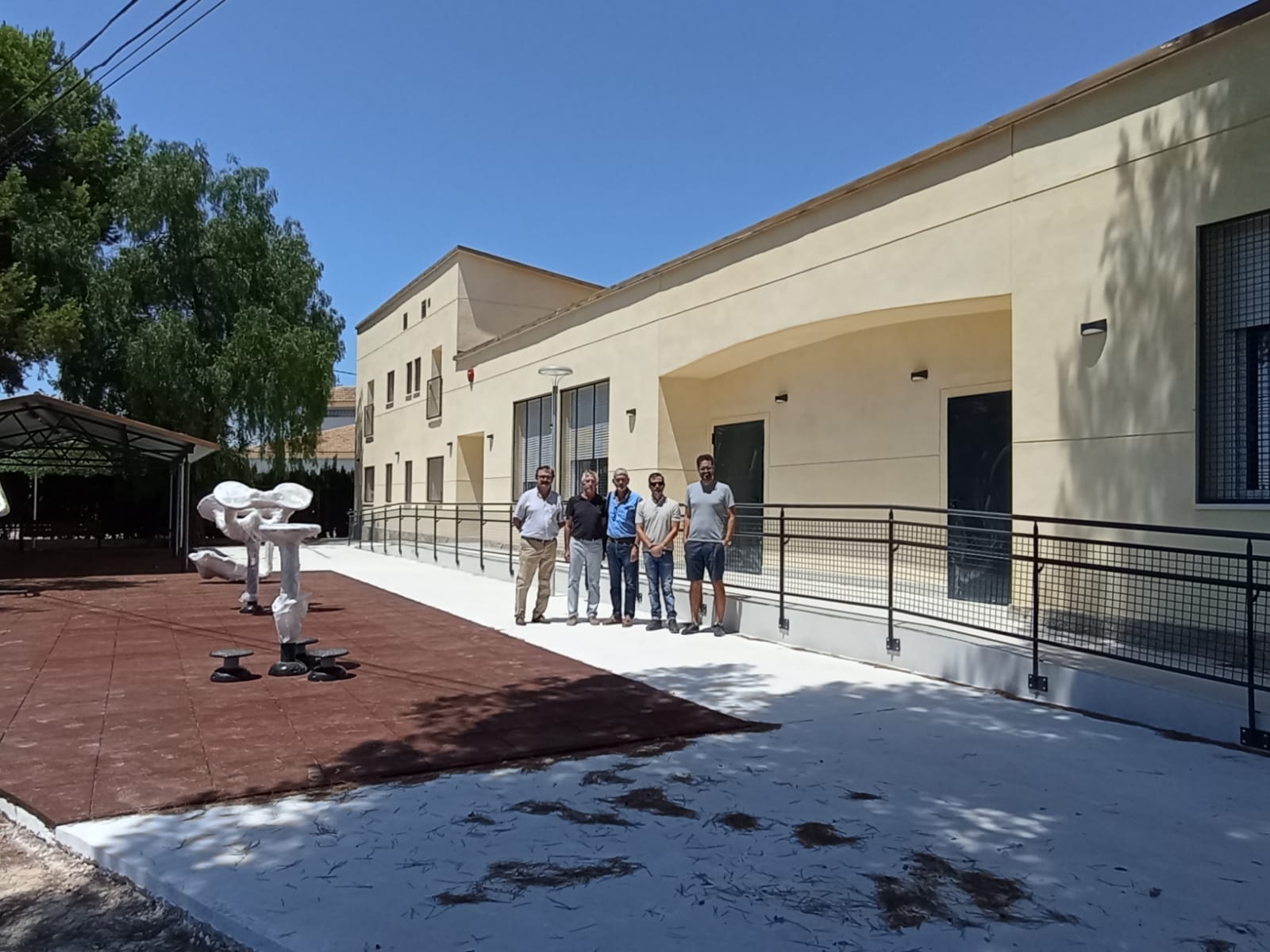 Obras de acondicionamiento del nuevo centro de día Els Garrofers en Elche