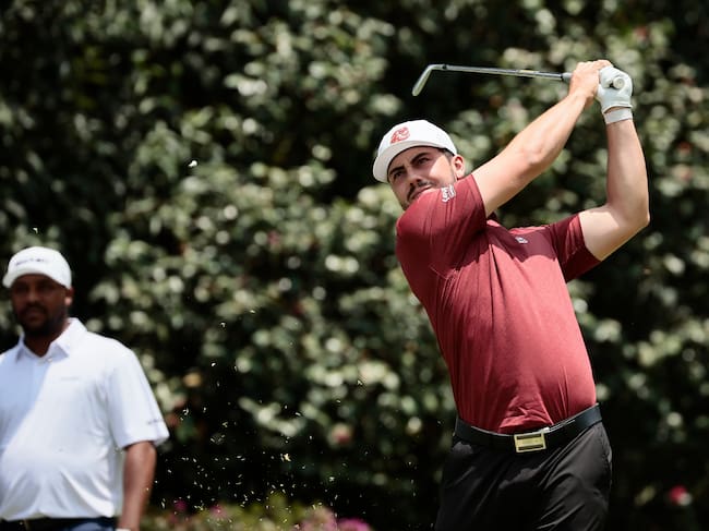 AME4955. CIUDAD DE MÉXICO (MÉXICO), 19/04/2026.- Josele Ballester del equipo Bolas de Fuego GC compite este domingo, durante la cuarta ronda del LIV Golf en el Club de Golf Chapultepec en Ciudad de México (México). EFE/ José Méndez
