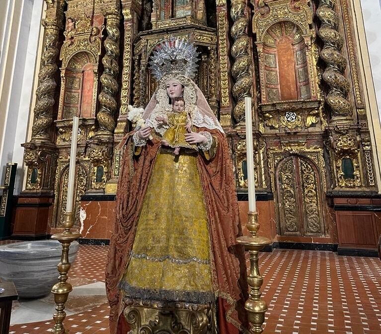 Imagen de la Virgen de la Candelaria de la Parroquia de San Jacinto