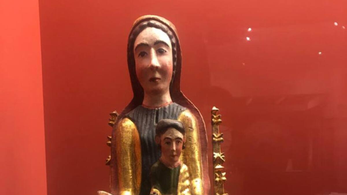 El Museo Diocesano Barbastro-Monzón expone la Virgen de Linares de Benabarre