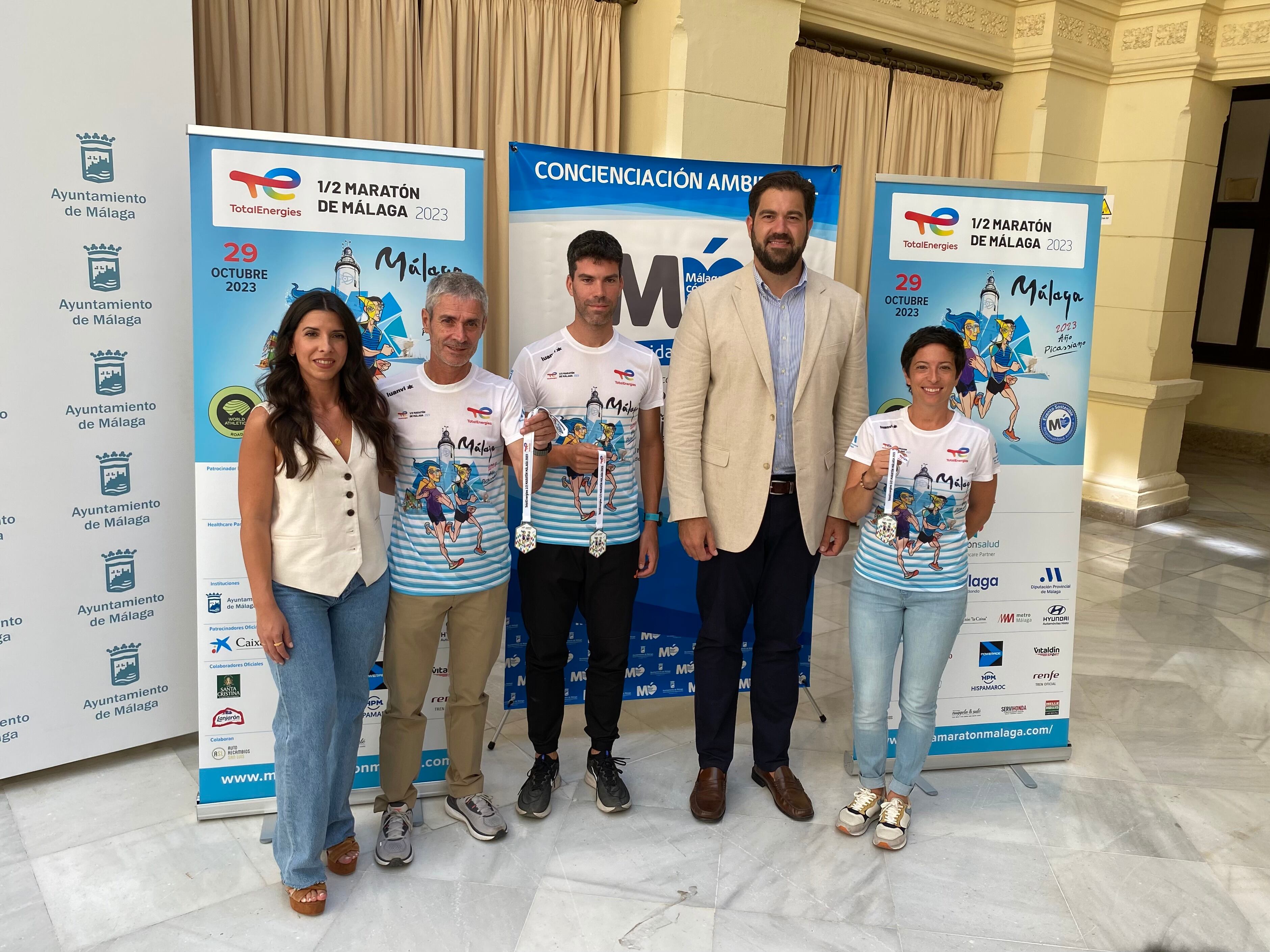 Presentación del TotalEnergies 1⁄2 Maratón de Málaga