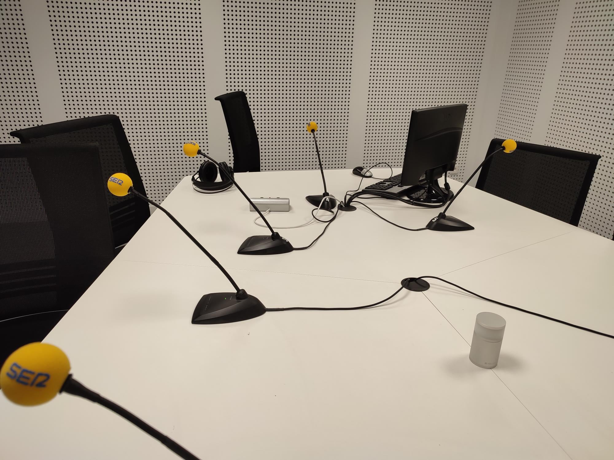 Estudio de la emisora Radio Pamplona