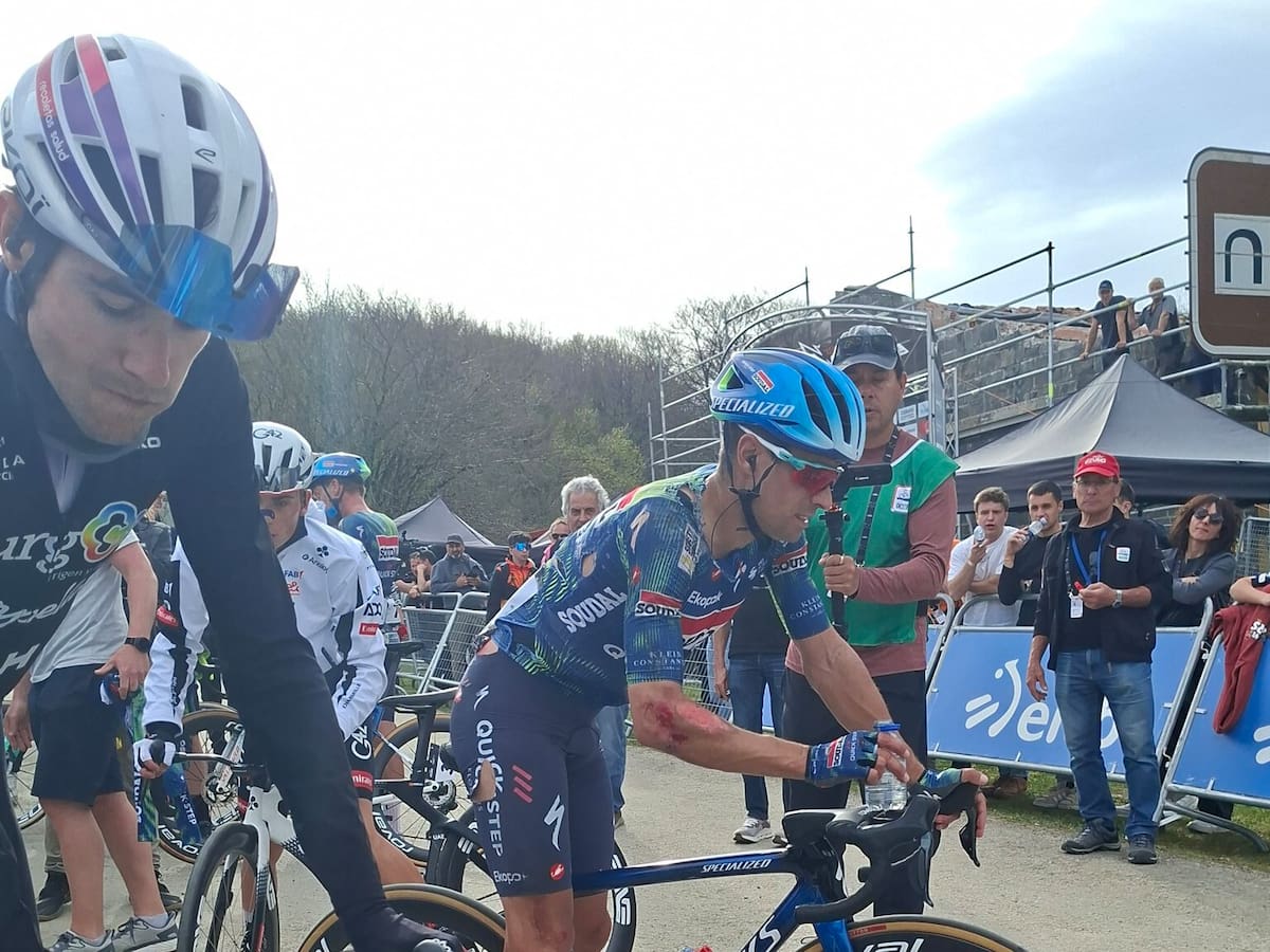 Expulsado de la Itzulia el conductor que tiró a Landa en San Miguel de Aralar