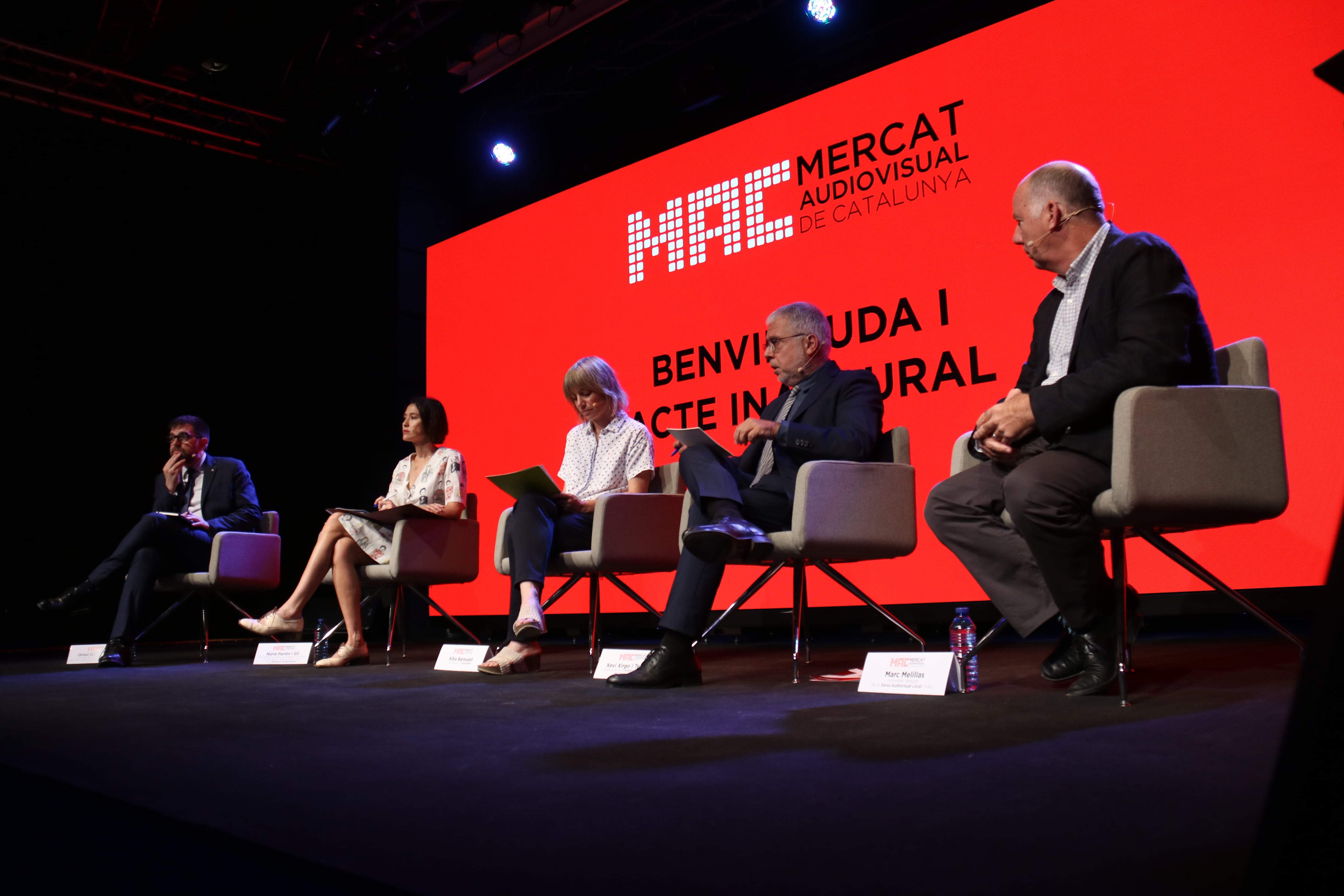 Sessió inaugural del MAC 2022 amb Oriol Duran, Núria Parlon, Alba Barnusell, Xevi Xirgo i Marc Melillas