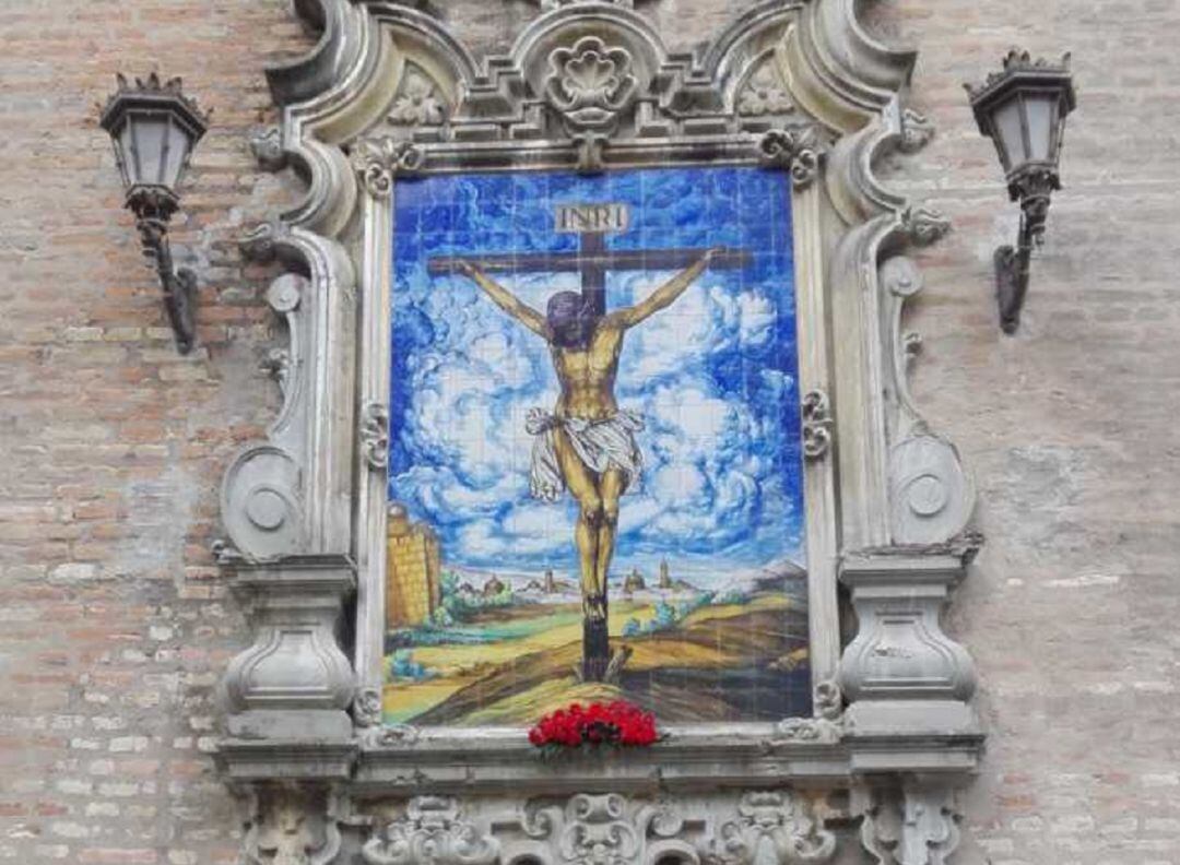 Retablo del Cristo de la Buena Muerte en la Iglesia de la Anunciación