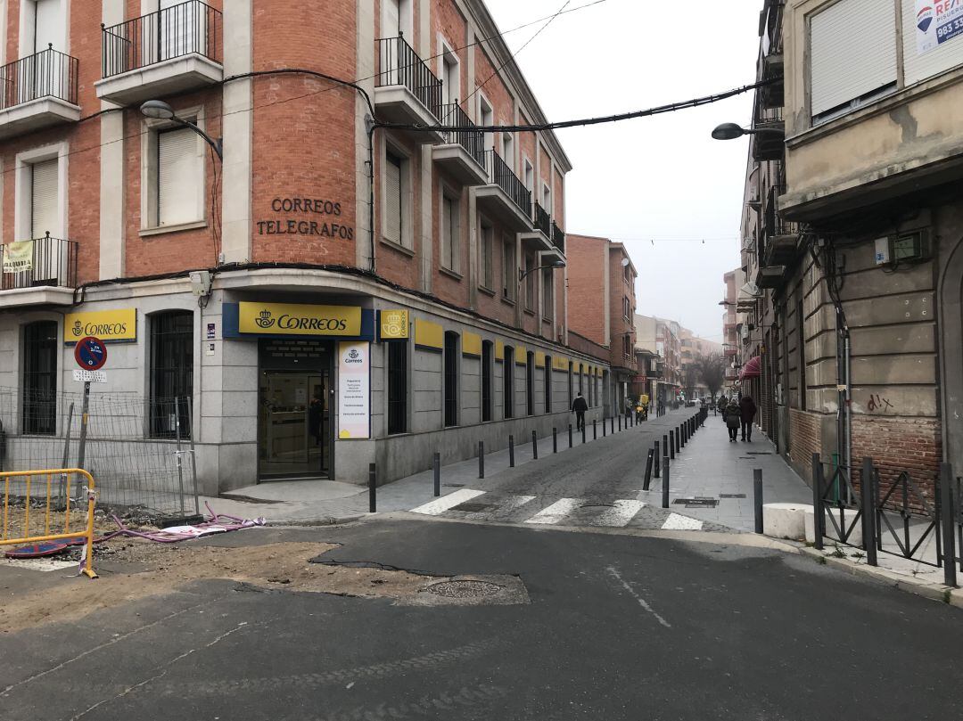 Cruce en el que tuvo lugar la pelea entre tres mujeres en Medina del Campo