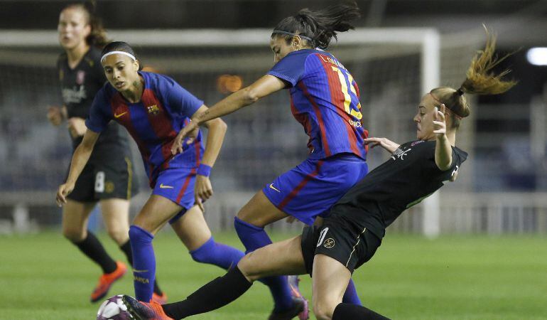 El Barça femenino se impuso 1-0 al Twente holandés