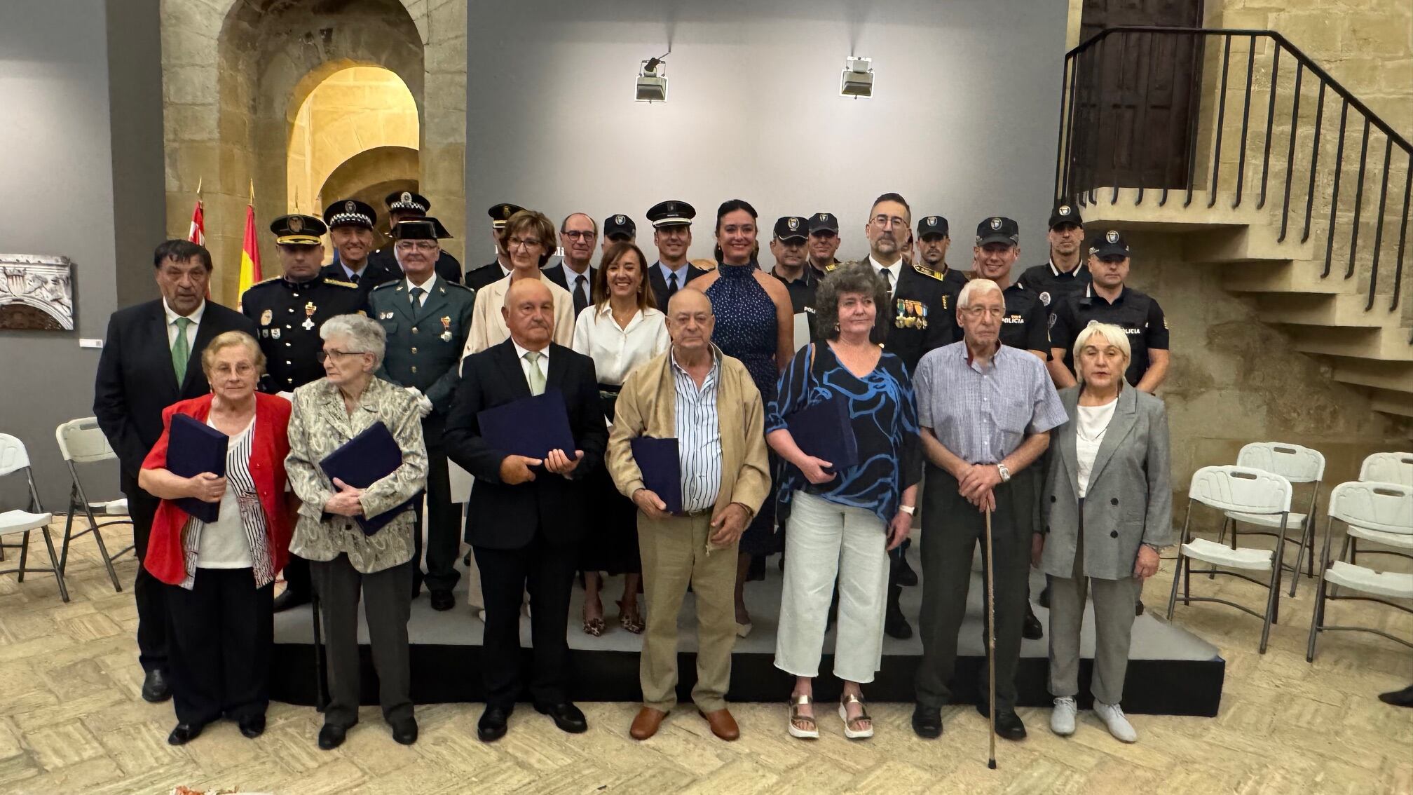 Distinciones entregadas por la Policía Local de Huesca