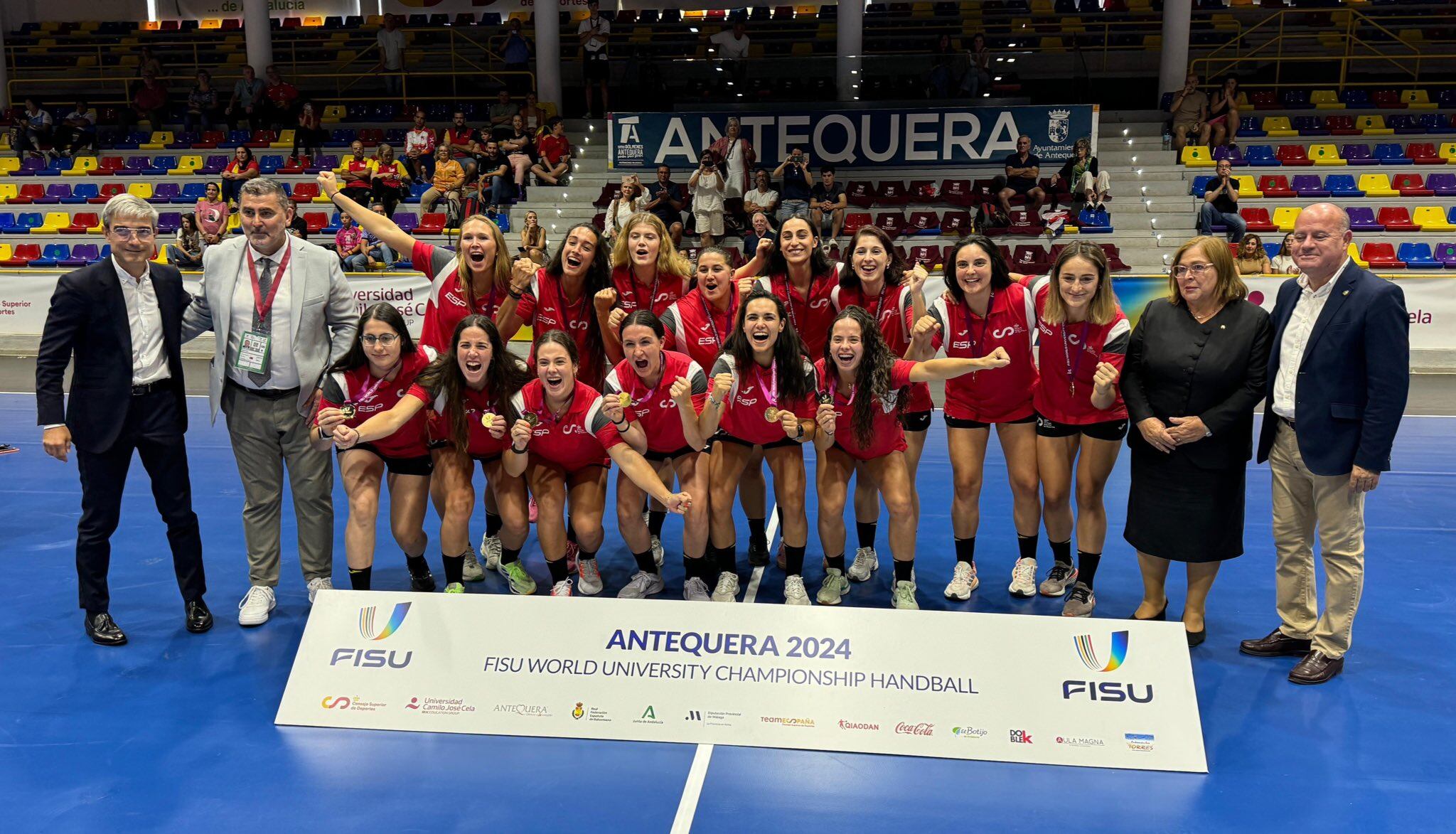 Doble oro para España en el Campeonato del Mundo Universitario de Balonmano 2024