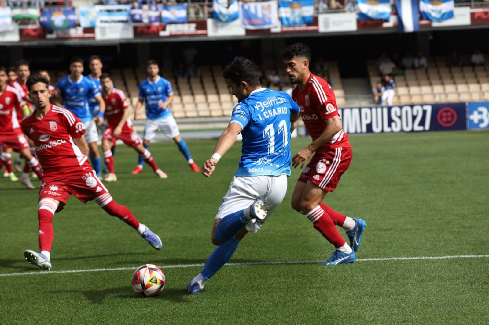 Imagen del partido entre los dos Xerez disputado en Chapín