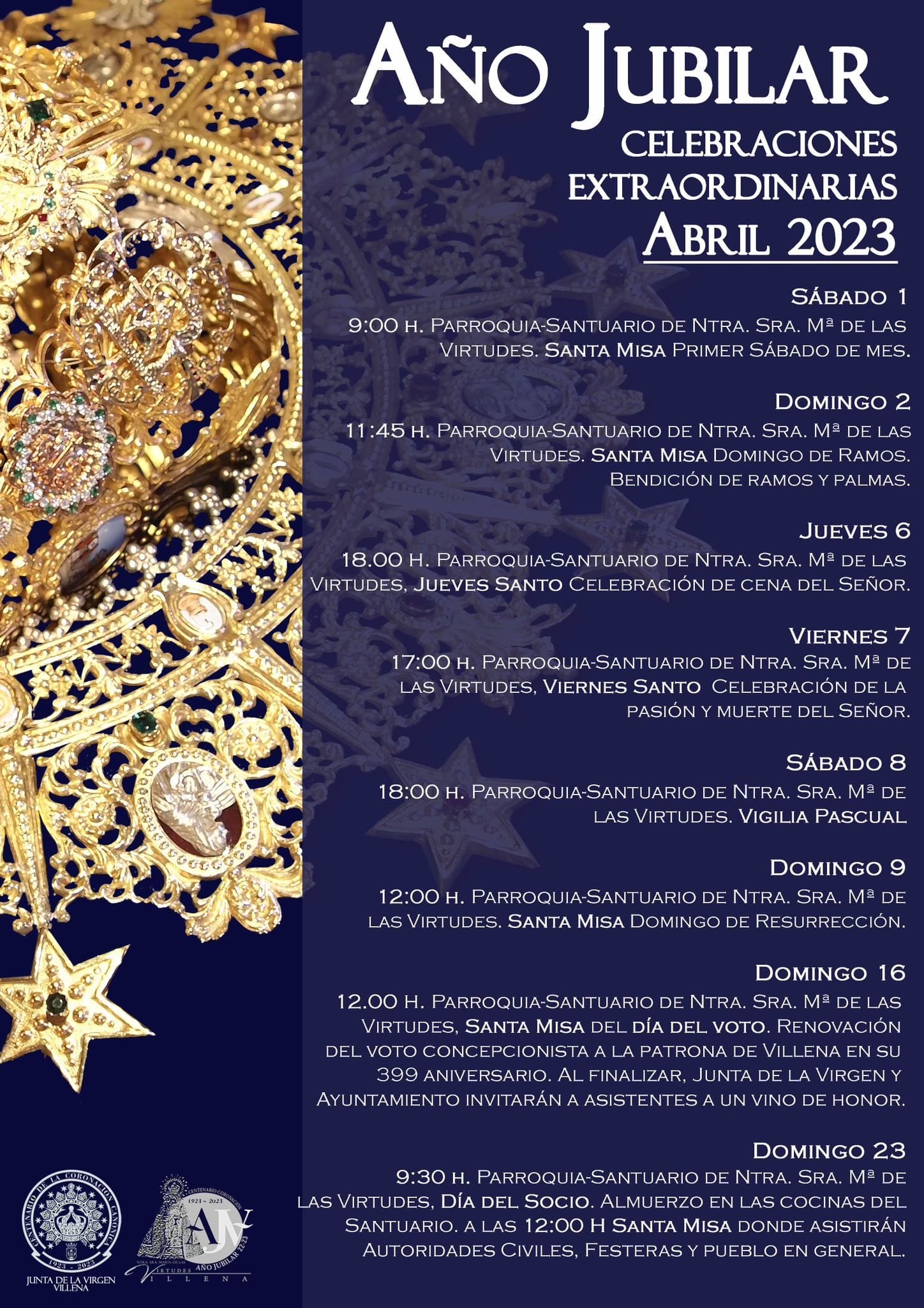 Próximos actos previstos