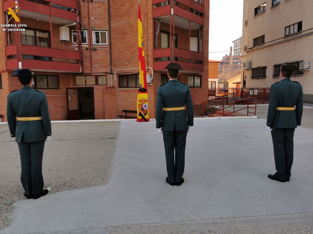 Imagen del acto que se ha celebrado en la Comandancia